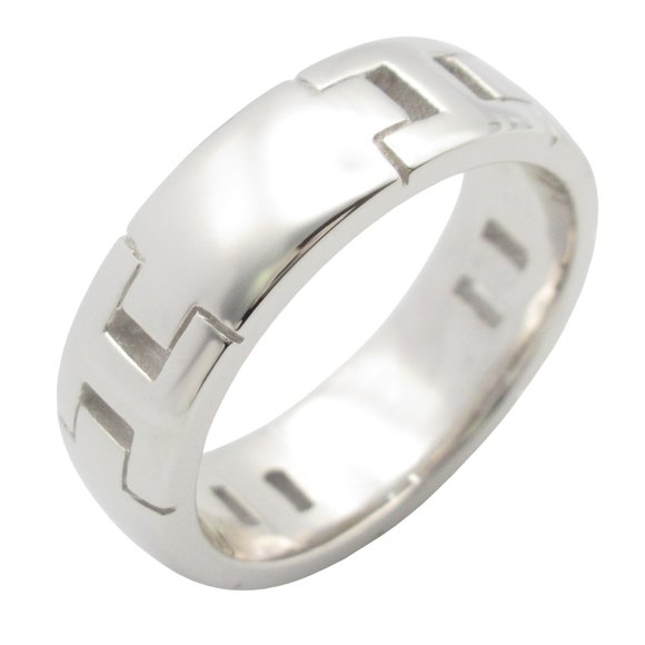 HERMES 18k White Gold Ring - Picture 1 of 9
